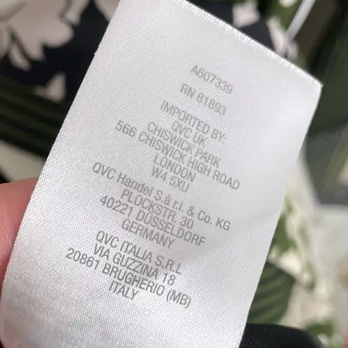 Susan Graver GRAVER Printed LK Fushion Blazer Women's Size 3X Mixed Print Green - Image 8