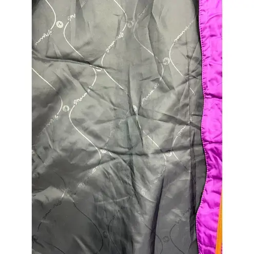 Marmot Quilted Lightweight Full Zip Jacket Coat Purple Black Small Womens