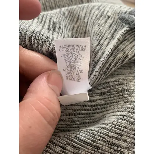 J Jill women's medium pure Jill linen blend 3/4 sleeve minimalist Gray