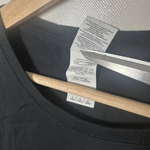 Gildan Tuaca Originale Liquore T Shirt Womens Large Italiano Black Drinking Promo Tee