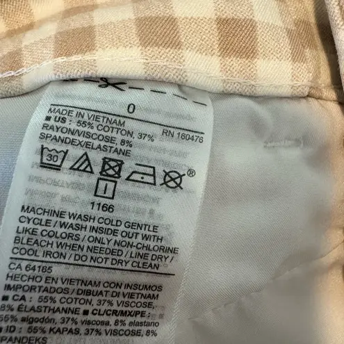 Old Navy Women’s Tan Checkered Pixie Pants