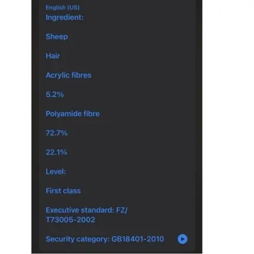 Vintage sheep hair dress sweater SMALL multi Long Sleeve comfy cozy crew neck Blue