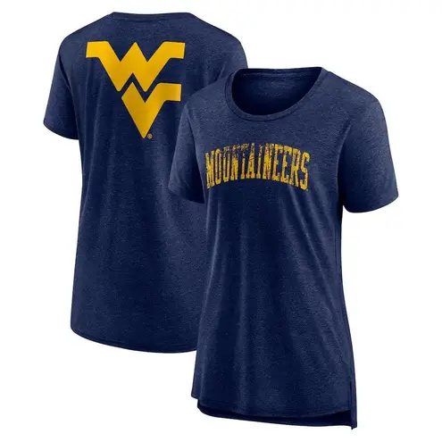 Fanatics NWOT! West Virginia Mountaineers Tri-Blend T-Shirt - Size 2XL