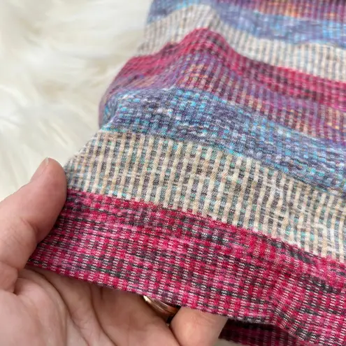 FREE PEOPLE FP MOVEMENT Striped Crop Top Womens Medium Large Activewear Athletic