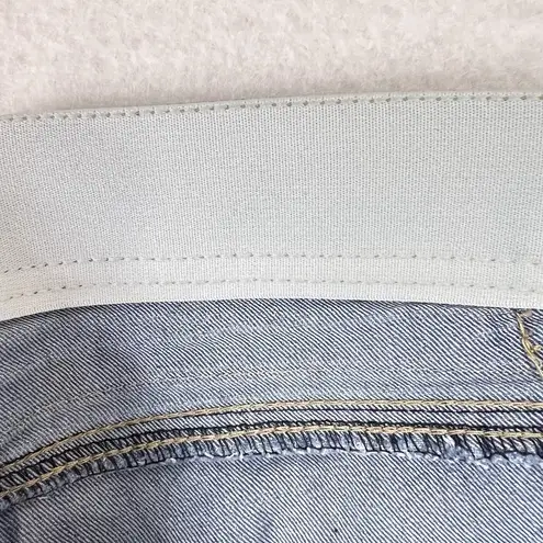 Democracy Jeans Skinny Blue Womens Denim Mid Wash "Ab"solution Elastic Waist 8