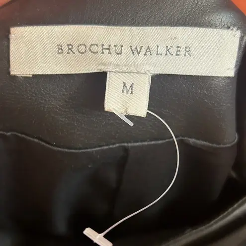 Brochu Walker Gina Ruched Pencil Skirt - Black Onyx Size Medium