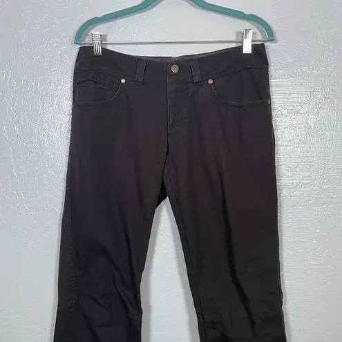 NAU Women 8 Brown Hiking Pants Organic Cotton Pockets Gorpcore Granola Girl