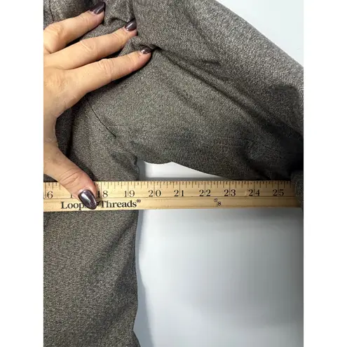 prAna Maja Jacket Hooded Herringbone Parka Gray Faux Fur Trim Medium Gorpcore