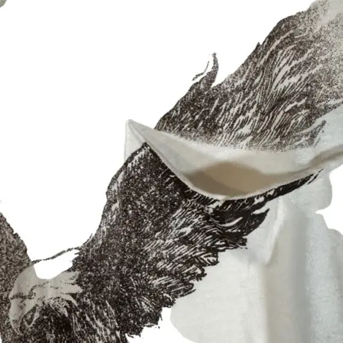 Wild Pearl White Short Sleeve Cotton Eagle NYC Casual Pocket T-Shirt Women Sz S