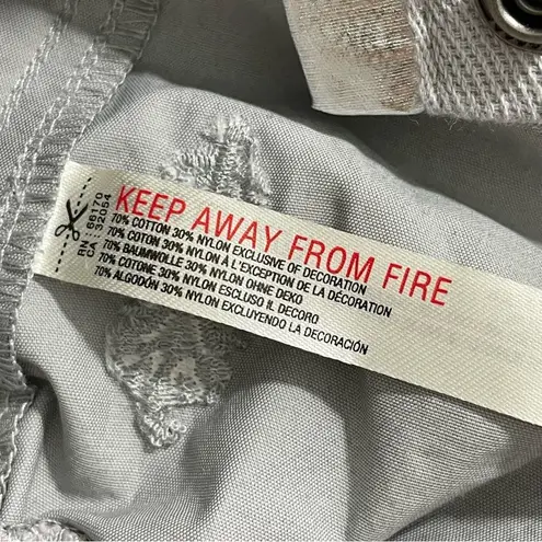 NEW Free People FP Movement Mesmerize Me Shine Pants Size SMALL Silver