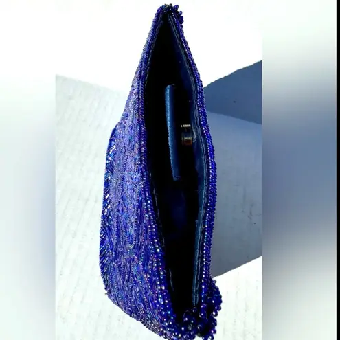 Purple Beaded Evening Bag