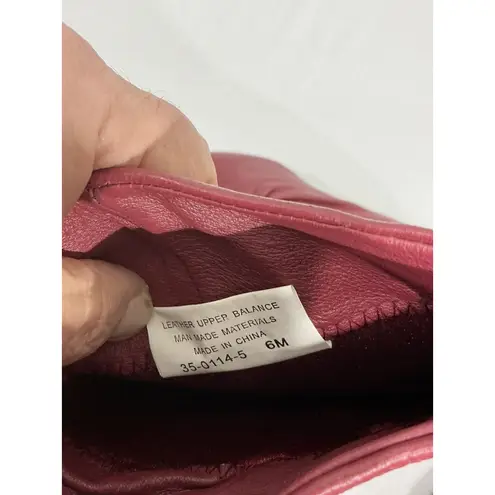 Womans Classique 6 M Red Leather Tall Pull On Riding Boots NWOT