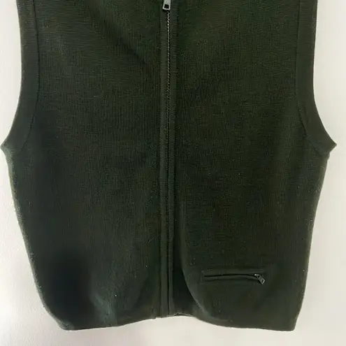 Banana Republic  Hunter Green Zip Up Vest Size Large