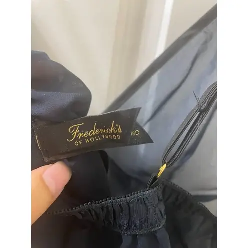Frederick's of Hollywood new  Sheer Mesh Rowen Chiffon Sleep Cami top black M - Image 7
