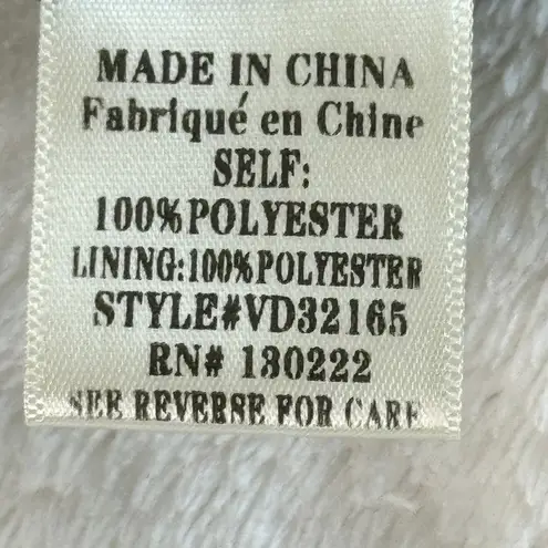 Very J  Ruffle Tunic Top Dress Sz L Green Paisley Boho Cottage 70s Festival Retro