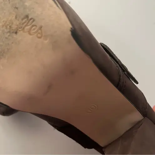 Seychelles Brown Snap Buckle Ankle Booties for Women Size 10