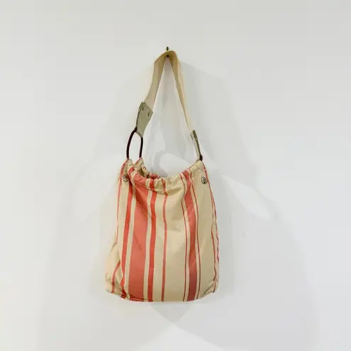 Diesel Y2K vintage cotton and leather small shoulder bag EUC