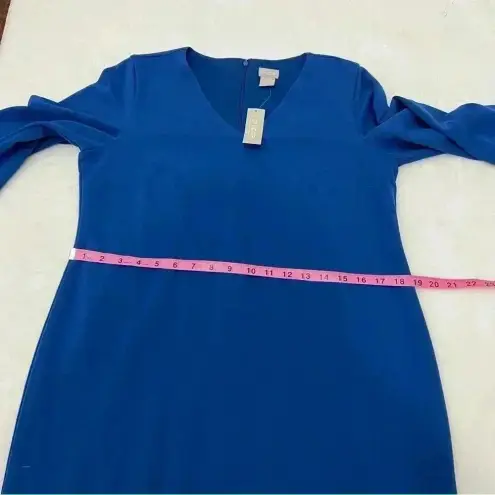 Chico's Chico’s Kimono-Sleeve V-Neck Dress In Blue Size 4/6 Chico’s Size 1