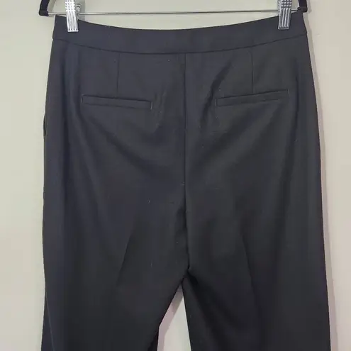 Brooks Brothers Black Wide Leg Pants Size 6 Black Cropped Pants