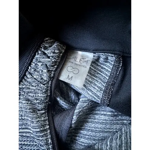 Calia Black White Long Sleeve Pull Over Medium