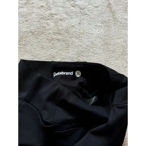 Betabrand Womens Straight‎ Leg Black Pant Pockets Size Xsmall Petite