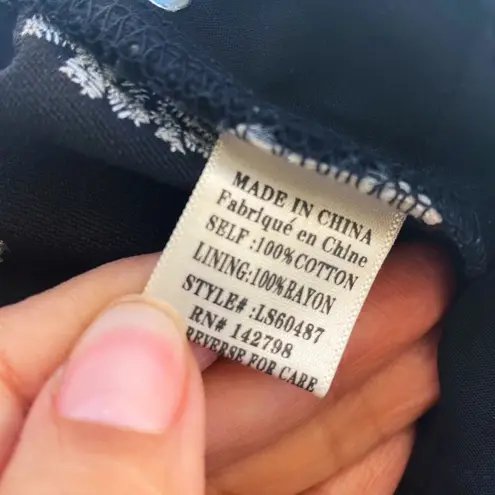 Love Riche Black & white Jean Skirt by new