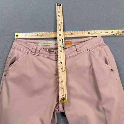Pilcro and the Letterpress Anthropologie Pilcro Chinos Pants 31x28 Womens Pink NO 27 Low Rise Trousers Boot