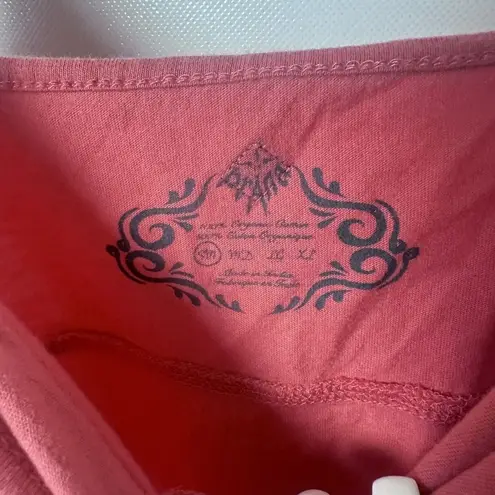 prAna Top Womens Small Coral Beaded Organic Sustainable Quality Lightweight