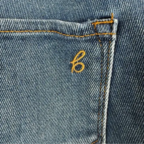 Blanqi Women's Maternity Jean Shorts Size 8 Full Panel Blue