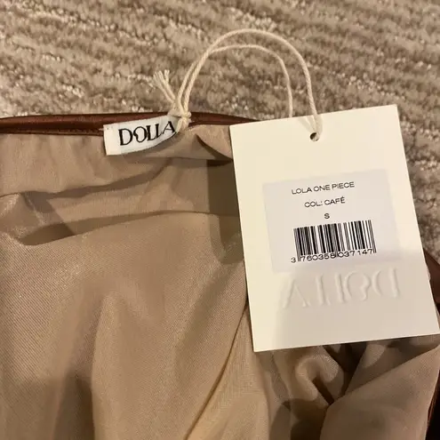 Dolla Lola Brown One Piece Swimsuit Classic Design