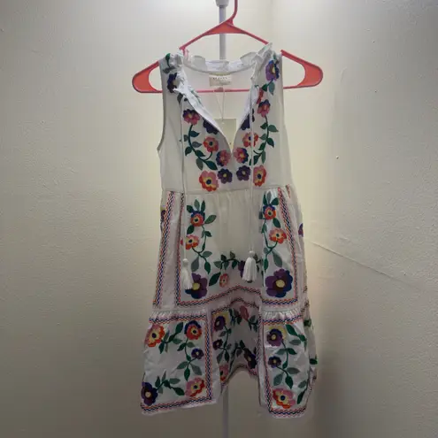 Sézane Sezane Arielle Dress - Floral Mini Embroidery Dress - Size 2 - NWT