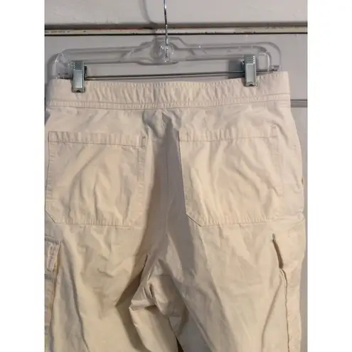 Lauren Ralph Lauren Cream Cargo Hiking Shorts Cotton Size 6 VNC