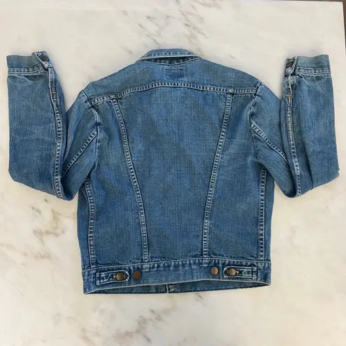 Vintage Maverick Blue Bell Denim Truckers Jean Jacket Womens Western Made in USA Size M