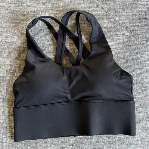Umode Black‎ Sports Bra Small Strappy Back Athletic Top Adjustable 28A 28B 30A Black