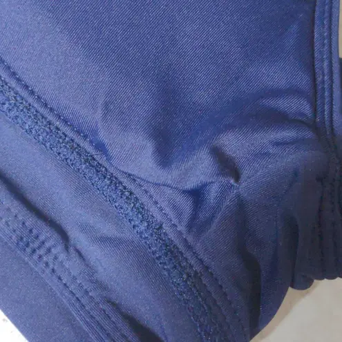ANDIE  Ventura Top Navy Blue Bikini Sporty Swim XS New