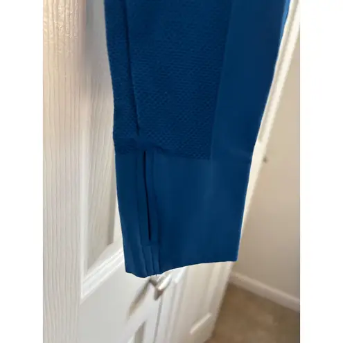 Sweaty Betty Blue Seamless Half-Zip Long Sleeve Top NWT Size Small MSRP $78