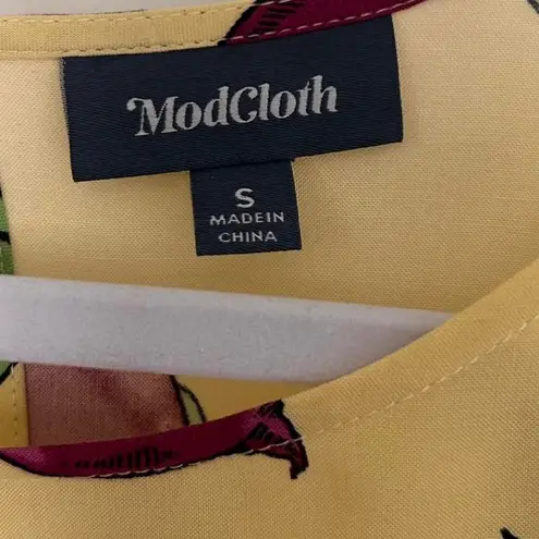 Modcloth  “Beet It” Veggie Print Babydoll Dress – Whimsical Cottagecore small