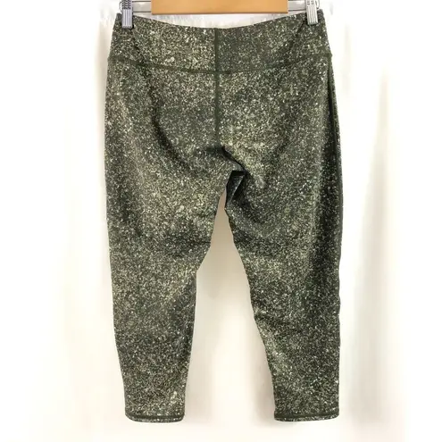 Hylete Womens Cropped Leggings Athletic Spotted L