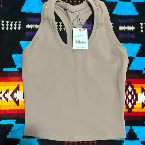 Better Bodies Warm Sand Core Crop T Back