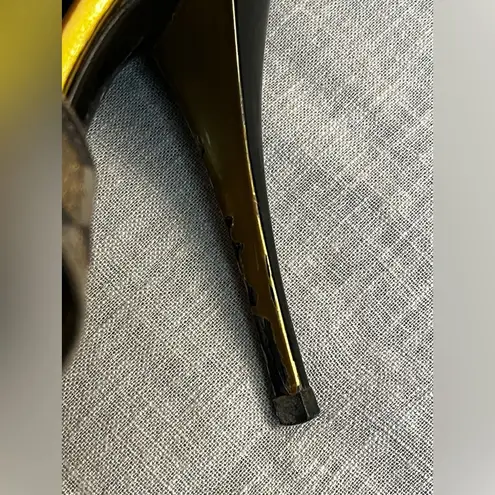 Pierre Hardy Strappy Blue Red Purple Copper Black Woven Peep Toe Heels Size 5