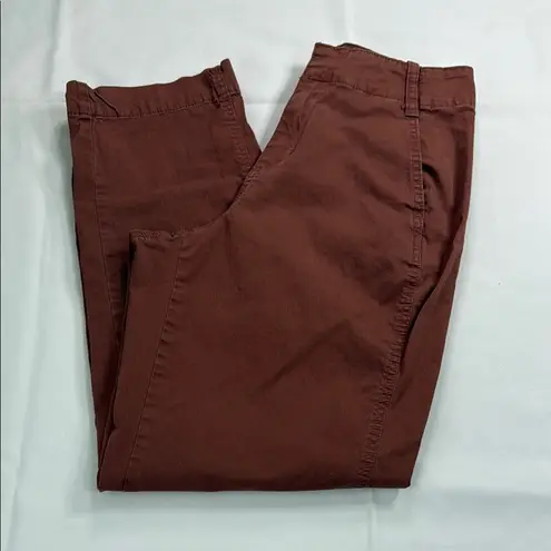 Brown Chinos with Cotton Blend Fabric Size 4