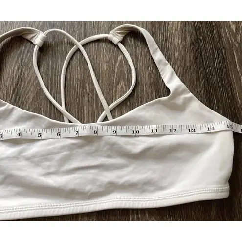 Lululemon Align Tank Top Cropped White Size 10 Yoga Gym Workout Activewer