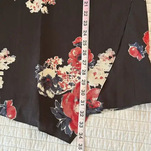 Free People  intimately mini slip dress v neck gray floral BoHo western S​​