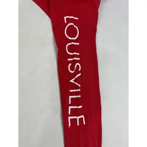 Under Armour Louisville Cardinals Champion Medium M Women’s Short Sleeve V‎ Neck Long Sleeve