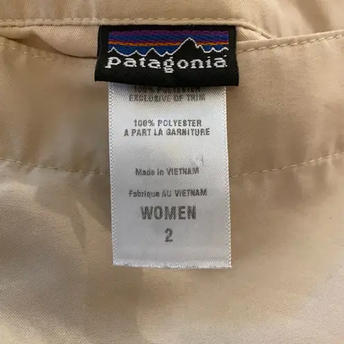 Patagonia  beige skort size 2 EUC