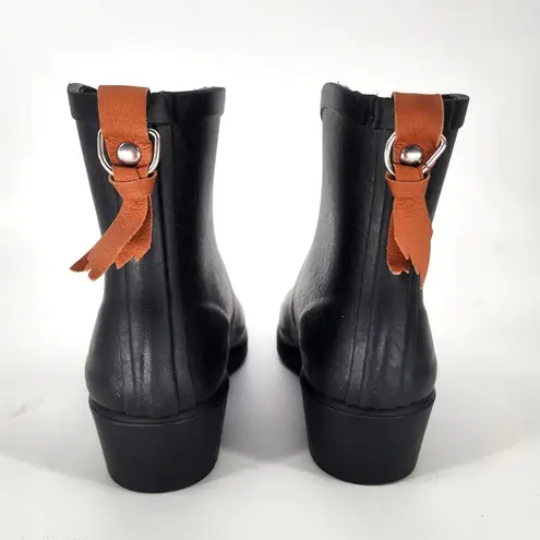Aigle MS Juliette Bot Short Rain Boots Black Rubber Women’s EU 37 / US 6.5–7