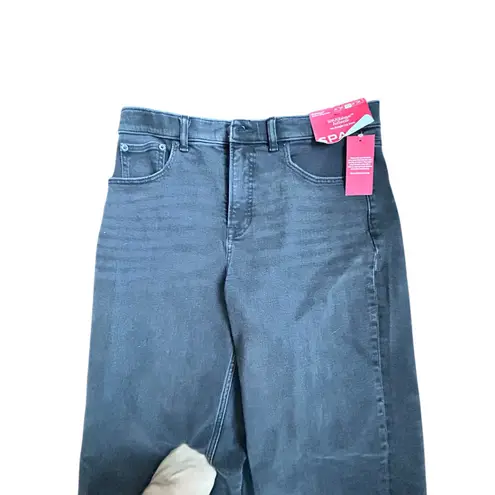 Spanx  Authentic 90s Straight Leg Jeans Black Wash Medium Compression Size L - Image 9