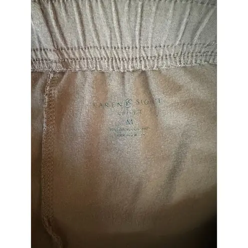 Karen Scott Sport Women’s Pants Brown M Medium Lounge Casual Pull On