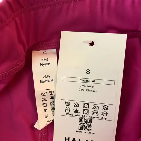 Halara Skort Skirt Faux Wrap Cloudful Air Pull On Hot Pink S