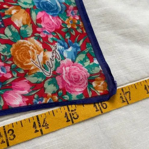 Red and floral boarder print bandana 0796